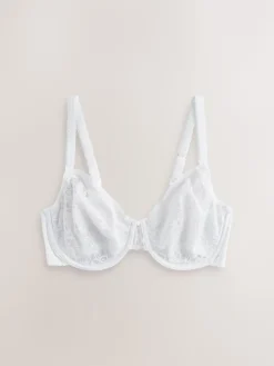 Next DD+ Lace Non Pad Full Cup Minimiser Bras 2 Pack Black/White Discount