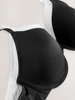 Next Black/White Full Cup A-E Smoothing Ultimate Comfort Bras 2 Pack Best