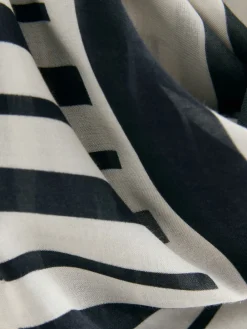 Next Black/White Geo Square Scarf Sale