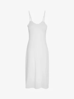 Next Black/White Long Naturally Cooling Cotton Slips 2 Pack Sale