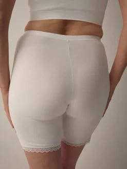 Next Black/White Menopause Friendly Cooling Thigh Smoothing Shorts 2 Pack New