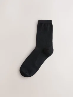 Next Ankle Socks 7 Pack Black/White Mix Print Outlet