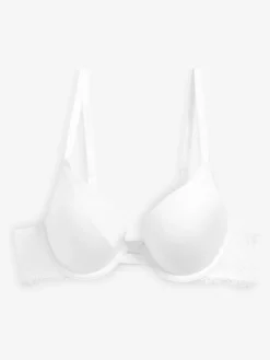 Next Push Up Pad Plunge A-E Smoothing T-Shirt Bras 2 Pack Black/White Sale