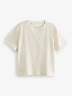 Next Black/White Short Sleeve 100% Cotton Pyjamas 2 Pack Outlet