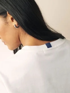 Next Short Sleeve Heavyweight T-Shirts 2 Pack Black/White Clearance