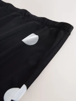 Next Mesh Midi Pencil Skirt Black/White Spot Sale