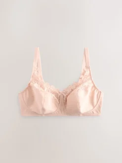 Next Black/White Total Support Cotton & Lace Non Wire Bra 3 Pack Best