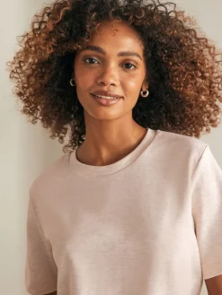 Next Heavyweight Basic T-Shirts 3 Pack Black/White/Nude Online