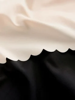 Next Midi No VPL Scallop Knickers 3 Pack Black/White/Nude Clearance