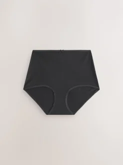 Next Full Brief Full Briefs Cotton Knickers 10 Pack Black/White/Pastel Rose Nude Online