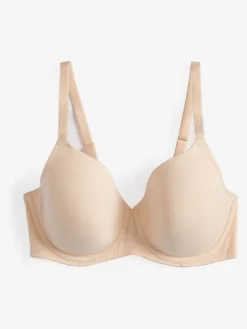 Next Black/White/Pastel Rose Nude Pad Full Cup DD+ Cotton Blend Ultimate Comfort Bras 3 Pack Sale