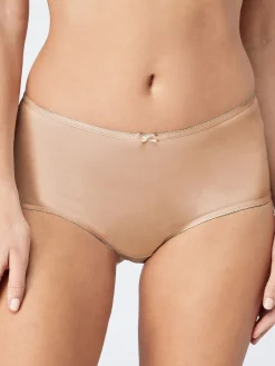 Next Midi Microfibre Knickers 5 Pack Black/White/Praline Nude Hot