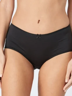 Next Midi Microfibre Knickers 5 Pack Black/White/Praline Nude Hot