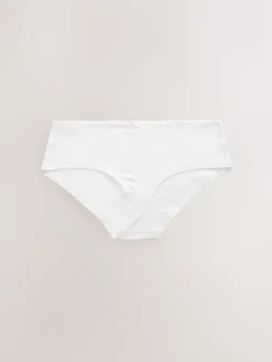 Next Short Microfibre Knickers 7 Pack Black/White/Praline Nude Hot