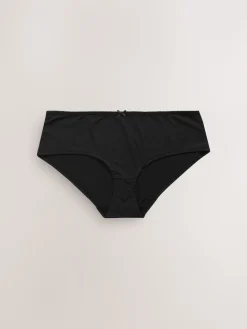 Next Short Microfibre Knickers 7 Pack Black/White/Praline Nude Hot