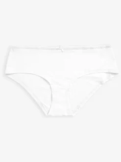 Next Short Microfibre Knickers 5 Pack Black/White/Praline Nude Discount