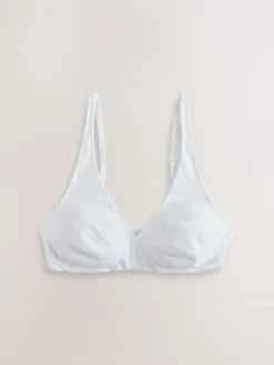 Next Black/White/White/Praline Nude Non Pad Non Wire Cotton Bras 4 Pack New