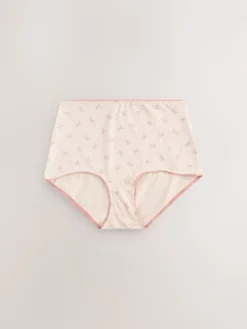 Next Full Brief Cotton Rich Knickers 7 Pack Blue Bows Outlet