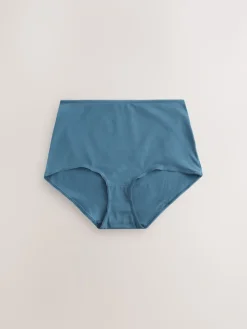 Next Full Brief Cotton Rich Knickers 7 Pack Blue Bows Outlet
