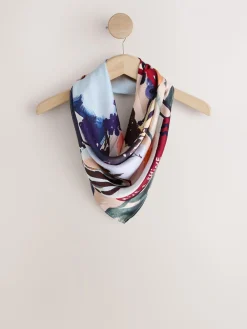 Next Blue Brunch Scene Lightweight Square Scarf Online