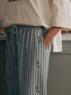 Next Blue Charlie The Cockapoo Jersey Short Sleeve Pyjamas