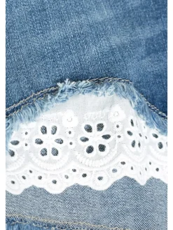 Next Blue Denim Shorts Sale