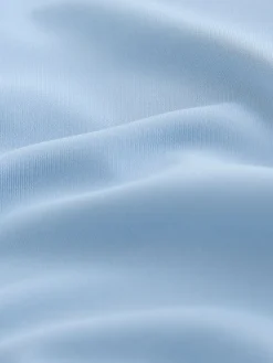 Next Drape Cinched Waist Half Sleeve Top Blue Discount