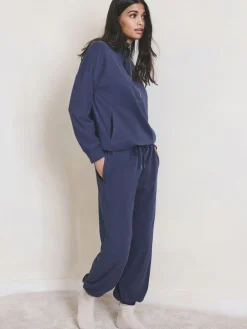 Next Fleece Joggers Blue Clearance