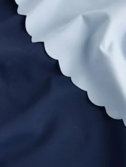 Next High Waist High Leg No VPL Scallop Knickers 3 Pack Blue Best