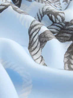 Next Long Sleeve Shirt Blue Rope Print Online