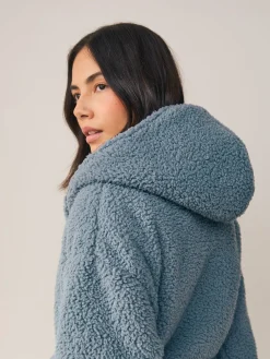 Next Teddy Dressing Gown Blue Best