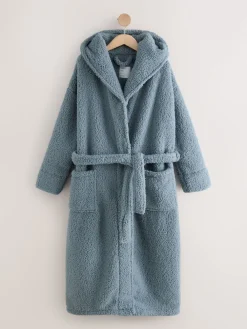 Next Teddy Dressing Gown Blue Best