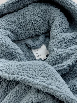 Next Teddy Dressing Gown Blue New