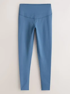 Next Thermal Fleece Lined Sports Leggings Blue New