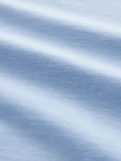 Next Elbow Length Crew Neck 100% Cotton T-Shirts 3 Pack Blue/Lemon Yellow/Neutral Outlet