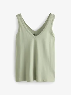 Next Blue/Mauve/Pastel Green Slouch Vests 5 Pack Best