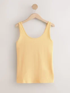 Next Thick Strap Vests 5 Pack Blue/Pink/Sage/Oatmeal/Black Discount