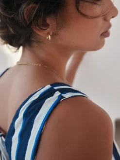 Next Blue/White Jersey Summer Playsuit Online