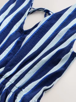 Next Blue/White Jersey Summer Playsuit Online