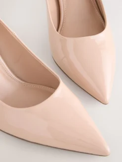 Next Standard/Wide Fit Forever Comfort® Point Toe Court Heels Blush Pink Discount