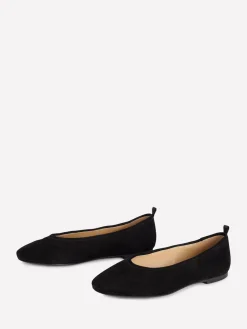 Boden Black High Cut Ballet Flats