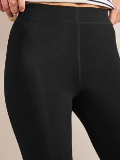 Boden High Rise Jersey Leggings Black Clearance