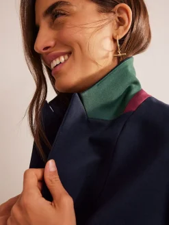 Boden The Marylebone Ponte Blazer Blue Discount