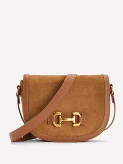 Boden Brown Snaffle Leather Satchel Brown Bag