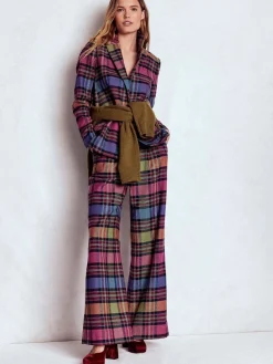 Boden Red Woodbridge Check Blazer Clearance