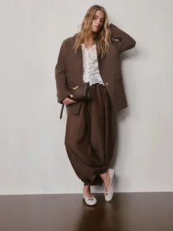 Next Forever Comfort® Leather Ruched Charm Ballet Flats Bone Discount