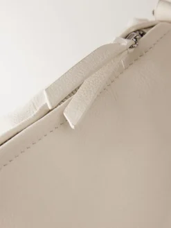 Next Bone Leather Sling Cross-Body Bag Sale