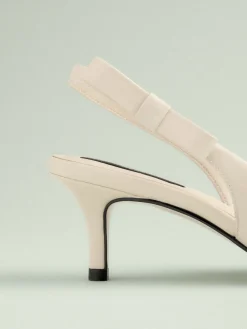 Next Tabitha Simmons x Dela Slingback Point Heels Bone Leather