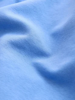 Next Relaxed Fit Essentials Longline Sweatshirt with Pockets Bright Blue Outlet