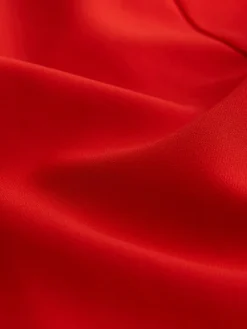 Next Occasion Cinched Waist Maxi Dress Bright Red New